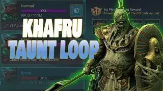 KHAFRU TAUNT LOOP FOR HYDRA! RAID SHADOW LEGENDS