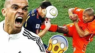I 20 FALLI PIÙ CATTIVI DELLA STORIA DEL CALCIO!! (pepe, suarez, melo, de jong)