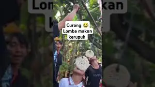 lomba makan kerupuk lucu