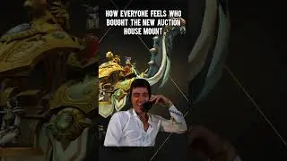 How everyone feels who brought the new auction house mount 