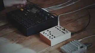 Elektron Digitakt, Critter&Guitari 5Moon and Teenage Engineering TX-6 Field