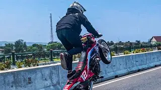 DJ KAMNH SUPERMOTO WHEELIE VIDEO DJ KOMANG RIMEX