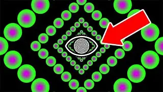 Crazy Optical Illusion Green