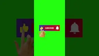 YouTube Subscribe Button Green Screen No Copyright #habibur_rahman #green_screen #nocopyright