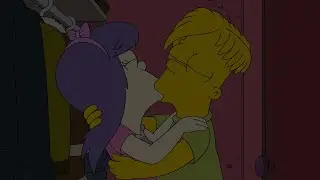 Bart Simpson Kisses Sherri Mackleberry - The Simpsons