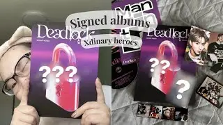 распаковка/обзор подписанного альбома xdinary heroes | unboxing xdinary heroes deadlock signed