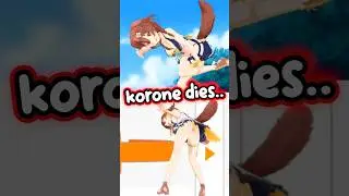 Korone Dies on Stream.. #hololive #vtuber