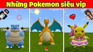 bqThanh and Oc Create Super Cool and Cute Pokemon in Minecraft