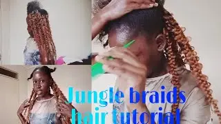 Jungle braids||see how I did them myself||latest hairstyle
