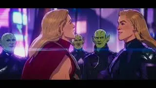 Thor playing with kree, A disney plus show