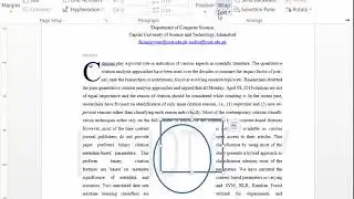 Topic-207. MS Word: Arrange Group in Page Layout Ribbon CS101 Topic 207