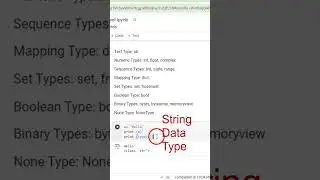 Understanding Python Data Types: int, string, and complex in a Nutshell!