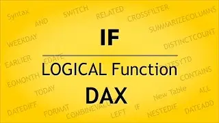 IF Function in Power BI using DAX | LOGICAL Function | #powerbi #dax