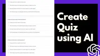 How AI Helped Me Create a Quiz in One click  - MagicForm Web App