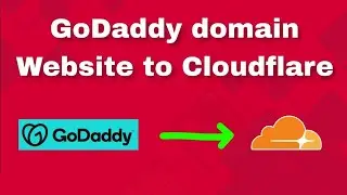 How to connect GoDaddy domain to Cloudflare | Cloudflare configuration of GoDaddy domain | HINDI