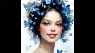 Фет Бабочка MoonSilver AI Hedra Suno #ai #music #стихи