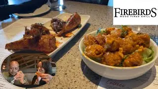 FIREBIRDS WOOD FIRED GRILL: Filet Mignon, Rib-eye, Cheesesteak Egg Rolls, & Shrimp (Atlanta Foods)