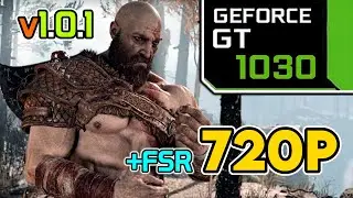God of War || GT 1030 + i3 7100 Performance Test || 720p Benchmark