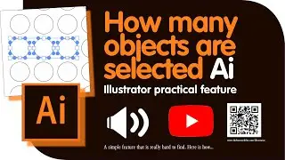 How many objects selected Illustrator