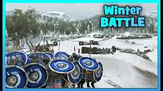 Mount & Blade 2: BANNERLORD - Winter Battle │ Siege of Amprela │ Random Custom Battle - First Person