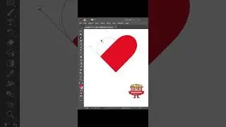 Make heart shape in 20 seconds in adobe illustrator  