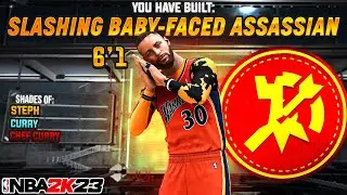 NEW “SLASHING BABY- FACED ASSASSIN” IS THE BEST BUILD IN NBA 2K23! *NEW* BEST GAME-BREAKING BUILD!