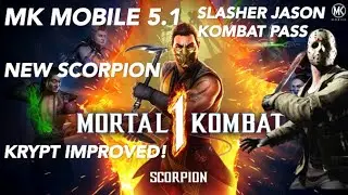 MK Mobile Update 5.1 - MK1 Scorpion, Slasher Jason Ascended & Krypt Buffs!