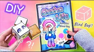 Paper Diy Gacha Life Blind bag Unboxing 