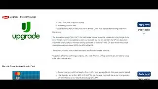 "Maximize Your Savings with Upgrade Premier Savings | Earn 5.21% APY with No Monthly Fees"