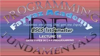 data types in c++ programming in urdu
