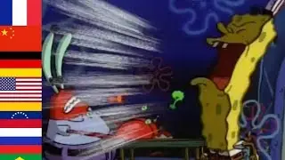 MR KRABS I WANNA GO TO BED! in 24 different languages