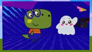 MURAL of Ghosty & Ryan in Minecraft I Garry's Mod Chase
