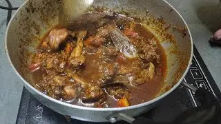 Boy's Hostel Chicken 🍗 Dinner 🍽️ ||   How to Prepare || Follow the Steps ||