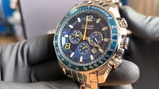 Relógio Magnum Mostrador Azul com Cronógrafo e Taquímetro - MA32167F