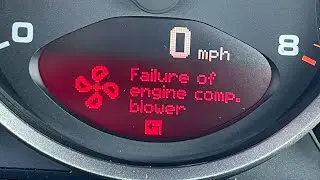 Porsche 911 Failure of Engine Compartment Blower Message