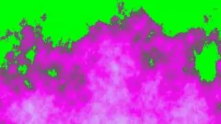 Fire smoke Green SCREEN FREE FOOTAGE HD ANIMATION Pink