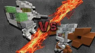 Mech Battles in vanilla minecraft!
