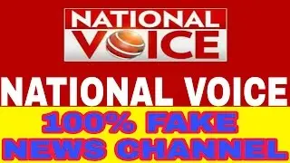 #NATIONAL VOICE news channel are spaming #this is froud channel