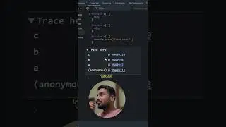 console.trace() Explained in 60 Secs! Debug Like a Pro 🧠 JavaScript interview questions and answers