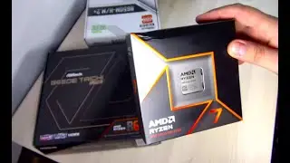 Стрим 31.08.24: ПРИЕХАЛ Ryzen 7 9700X! Суём его в b650e Taichi Lite (fail) и B650M gaming x (win)!