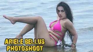 Suasana pantai Ancol Jakarta yg kewwren..sekaligus motret model ariele bellus..