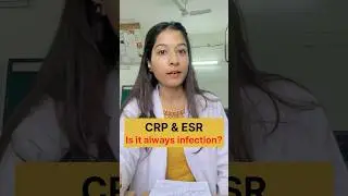 Learn CRP & ESR in 1 min #crp #esr #doctor #neetpg #neet #shorts