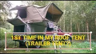 My 1st time camping using a roof tent (trailer tent!) with the Jimny