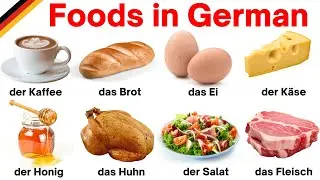 Food Names in German | Foods Vocabulary | Learn Names of Foods in German | Learn German Vocabulary