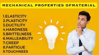 Physical properties of materials हिंदी|| Elasticity | plasticity || ductility #mechanical #material
