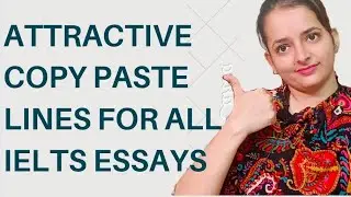 Attractive Lines For Ielts Essay | Ready Made Sentences For ielts Writing task 2 | Ielts Writing