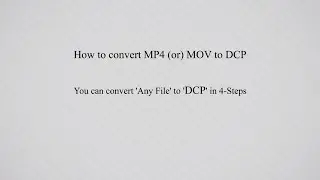 DCP Format || Premier Show || How to convert video to DCP || Tutorial