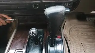 Часть 1. Снятие ручки АКПП Toyota Land Cruiser 80. TLC80 HDJ81, 1HD-FT