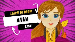 A is for Anna: Step-by-Step Frozen Drawing Tutorial for Kids!