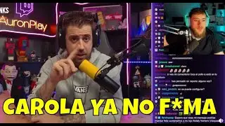 AURON SE ALEGRA POR CAROLA PORQUE DEJO SU VICIO JAJAJA #auronplay #carola